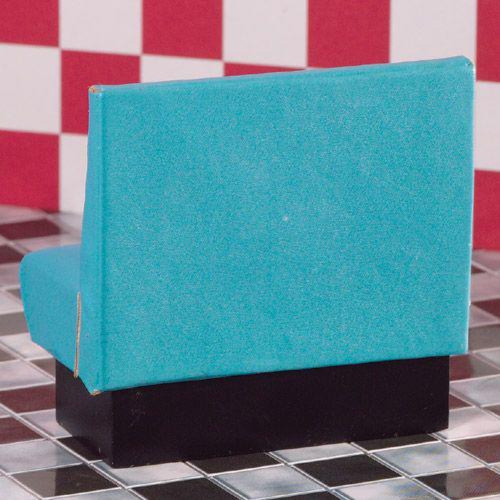 The Dolls House Emporium Turquoise Diner Seat/Bench