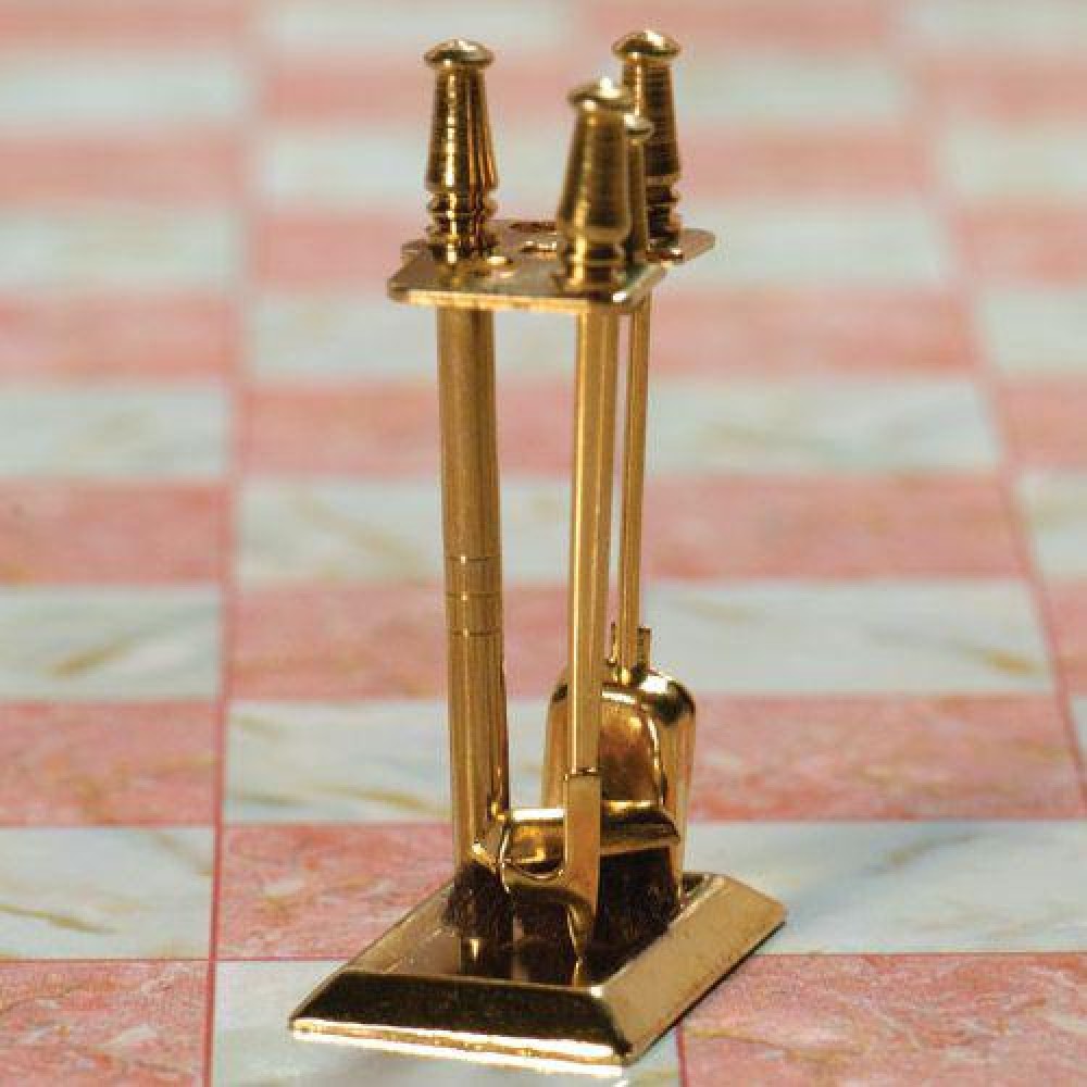 The Dolls House Emporium Fire Poker, Shovel And Brush Set