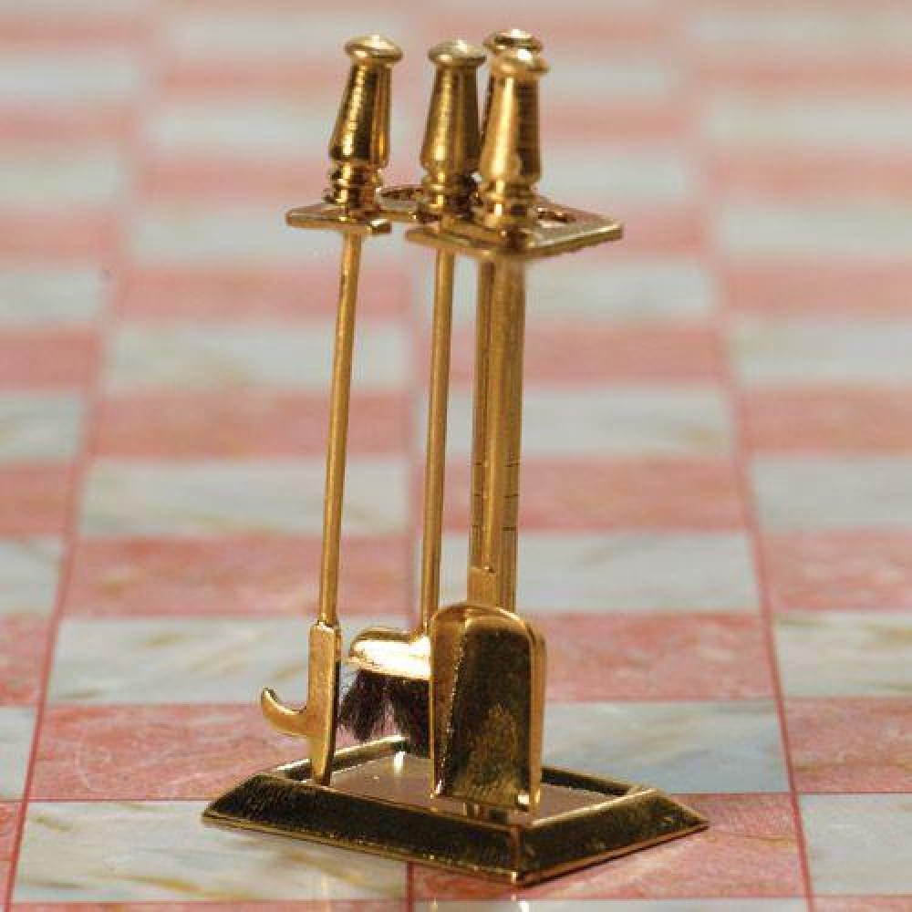 The Dolls House Emporium Fire Poker, Shovel And Brush Set