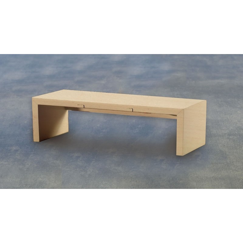 Bare Essentials Modern Low Table/Shelf