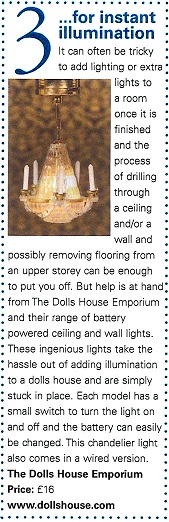 Battery-Powered Chandelier Light