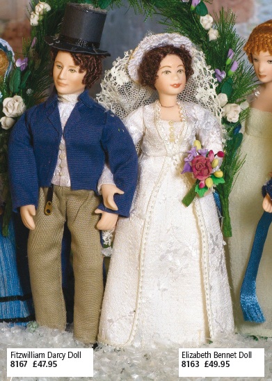 Darcy and Elizabeth high quality dolls