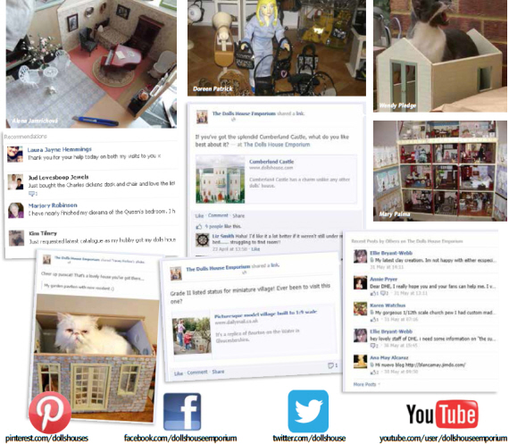 social media for dolls' houses