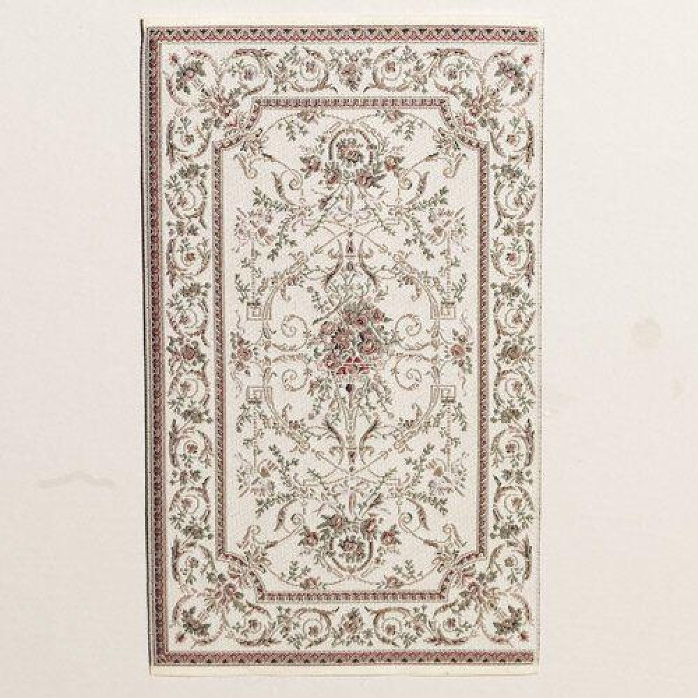 The Dolls House Emporium Georgian Style Cream Rug