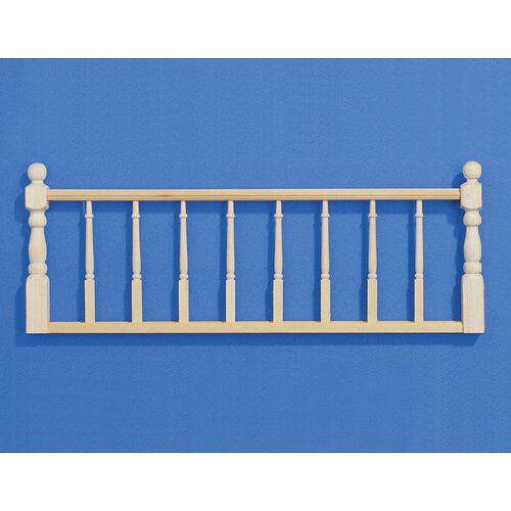 The Dolls House Emporium Wooden Railing Assembly