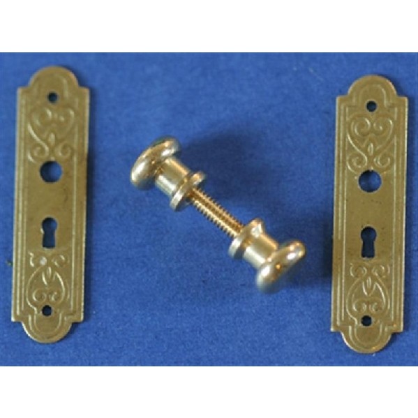 The Wonham Collection Victorian Solid Brass Door Plate