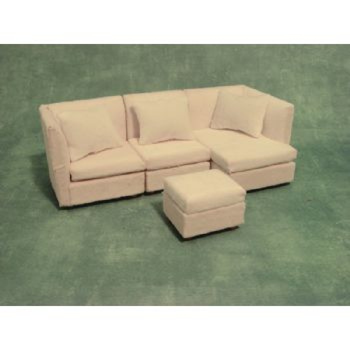 Streets Ahead White Modern Corner Sofa