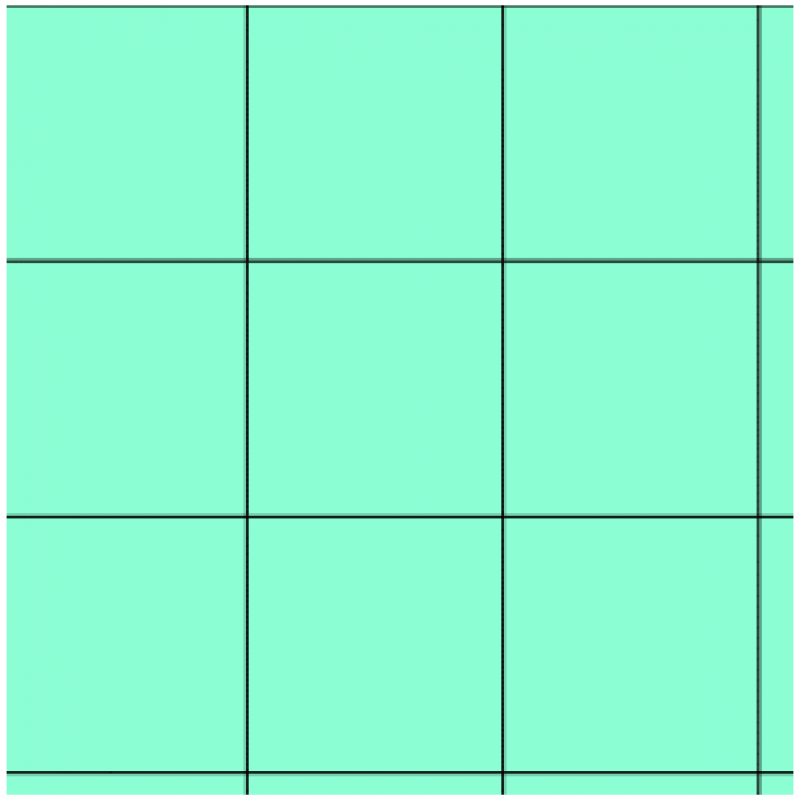 3/4" Mint Vinyl Tiles, 50 Pack
