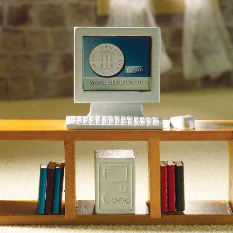 Grey Computer Set, 4 pcs (PR)