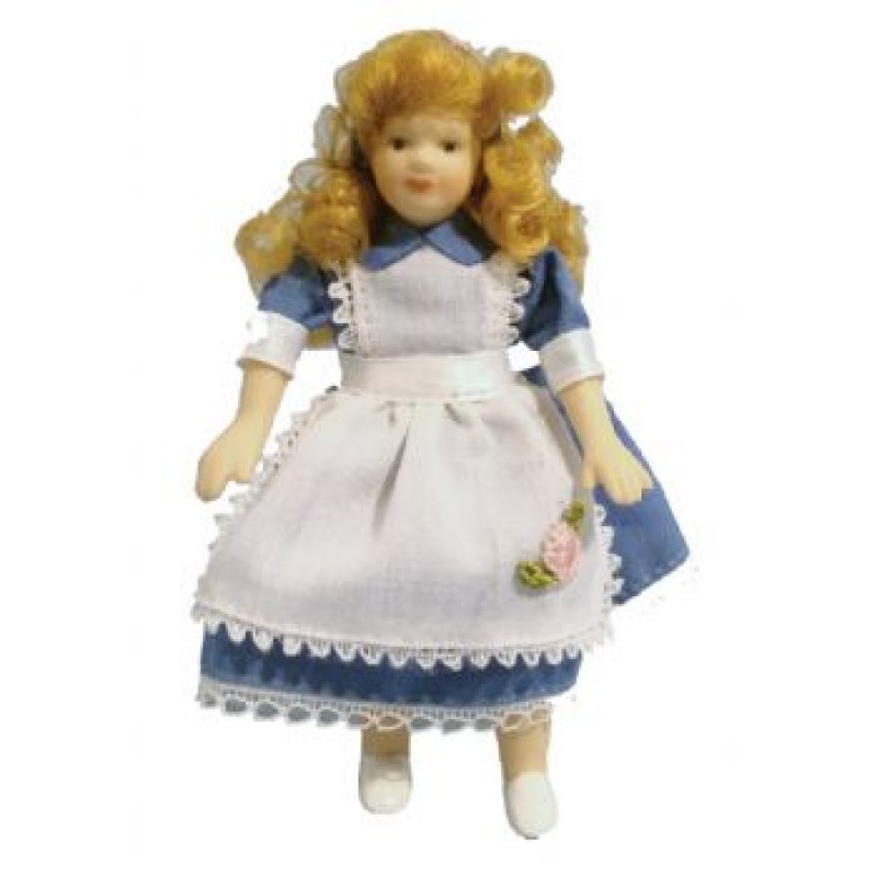 Porcelain Girl in Alice Dress
