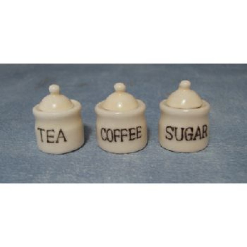 Streets Ahead Glazed Tea, Coffee and Sugar Set