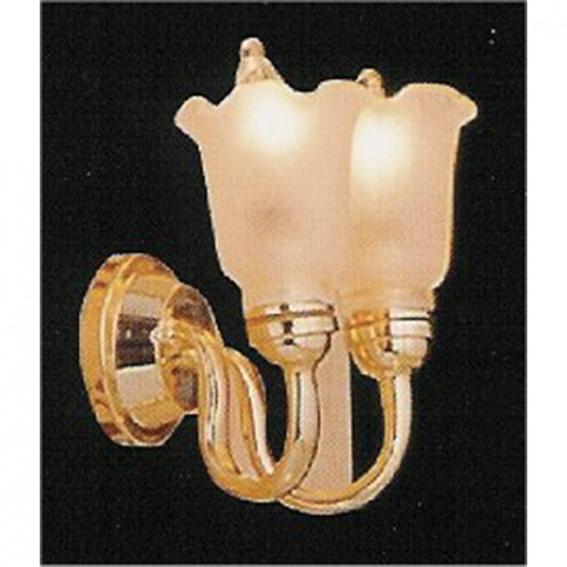 Double Tulip Wall Light