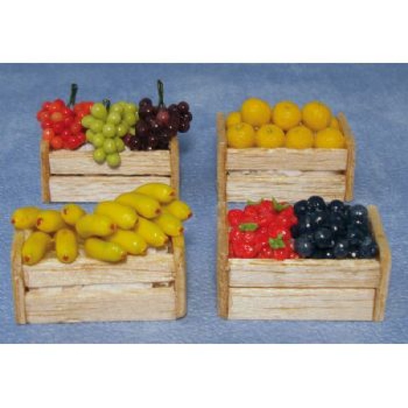 Streets Ahead Assorted Fruits in a Crate, 4 pack