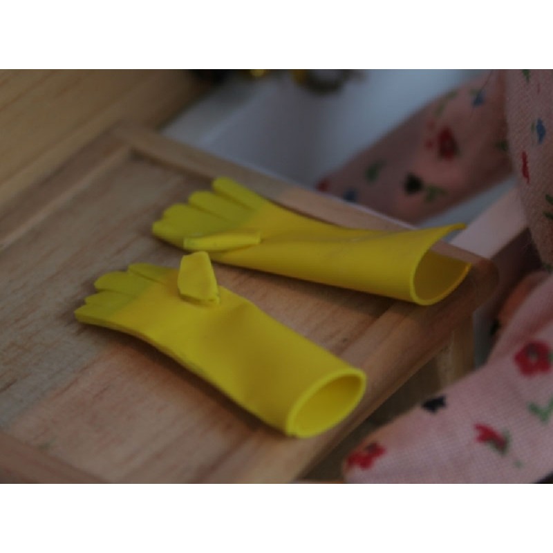 Yellow Rubber Gloves