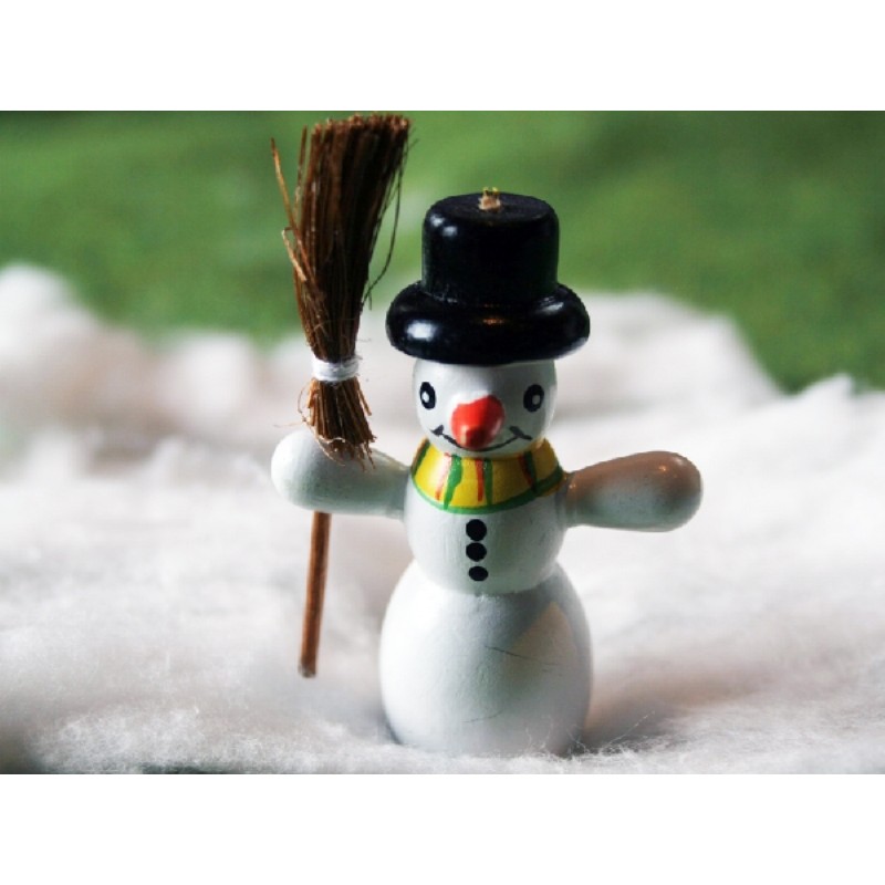 Jolly 2" Snowman with Broom 0