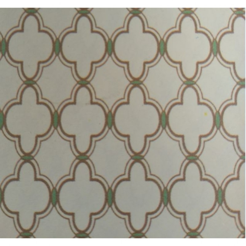 Lime Eastern Tile Wallpaper