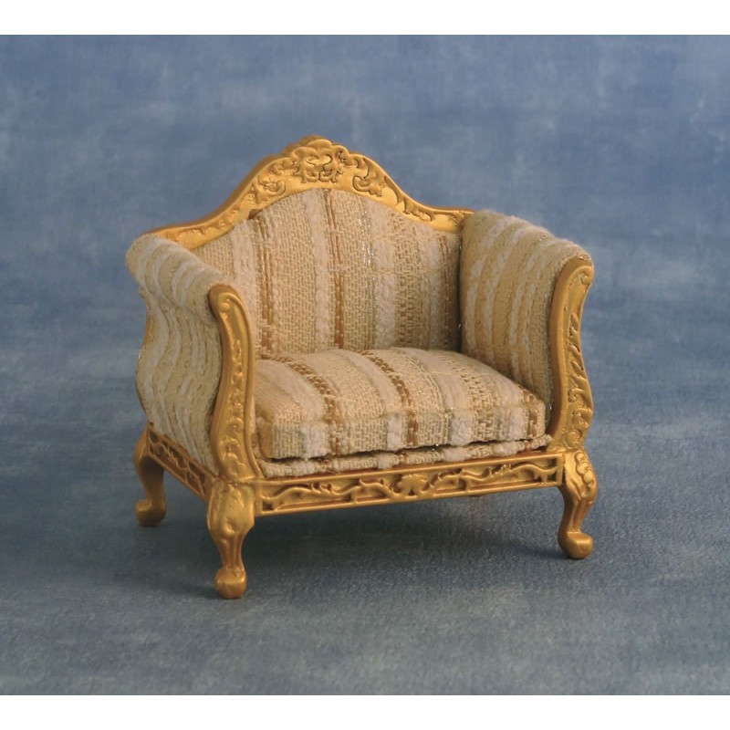 Gold & Silver Louis XV Armchair