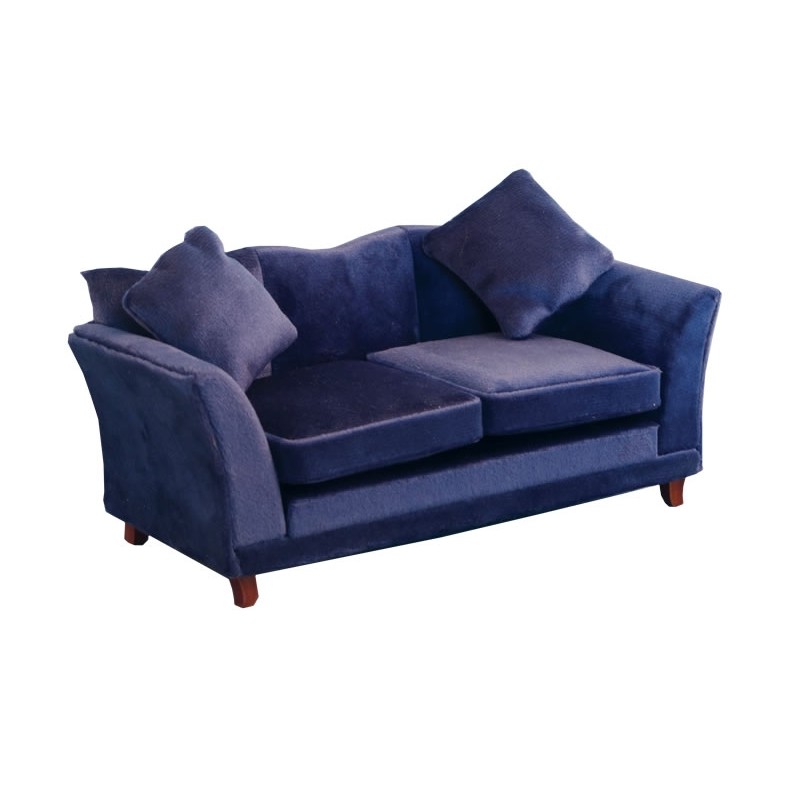 Royal Blue Modern Sofa