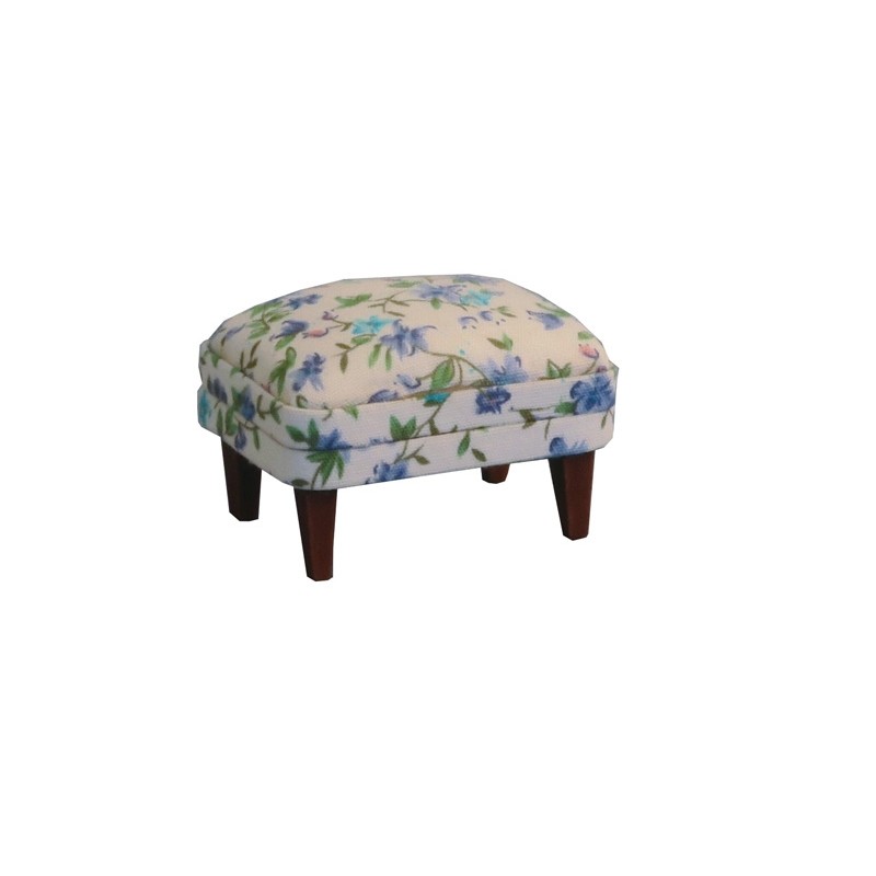 Small Floral Footstool