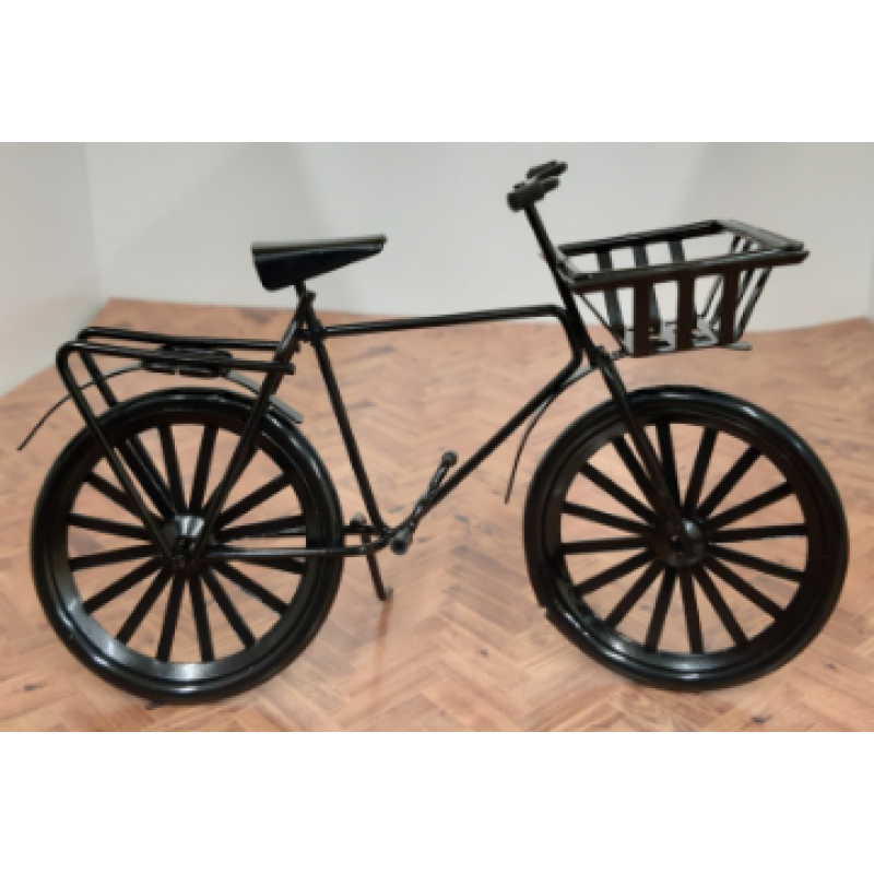 Black delivery bike