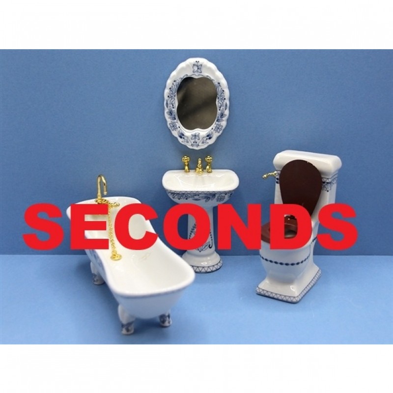 Blue And White Bathroom Set ***SECONDS***