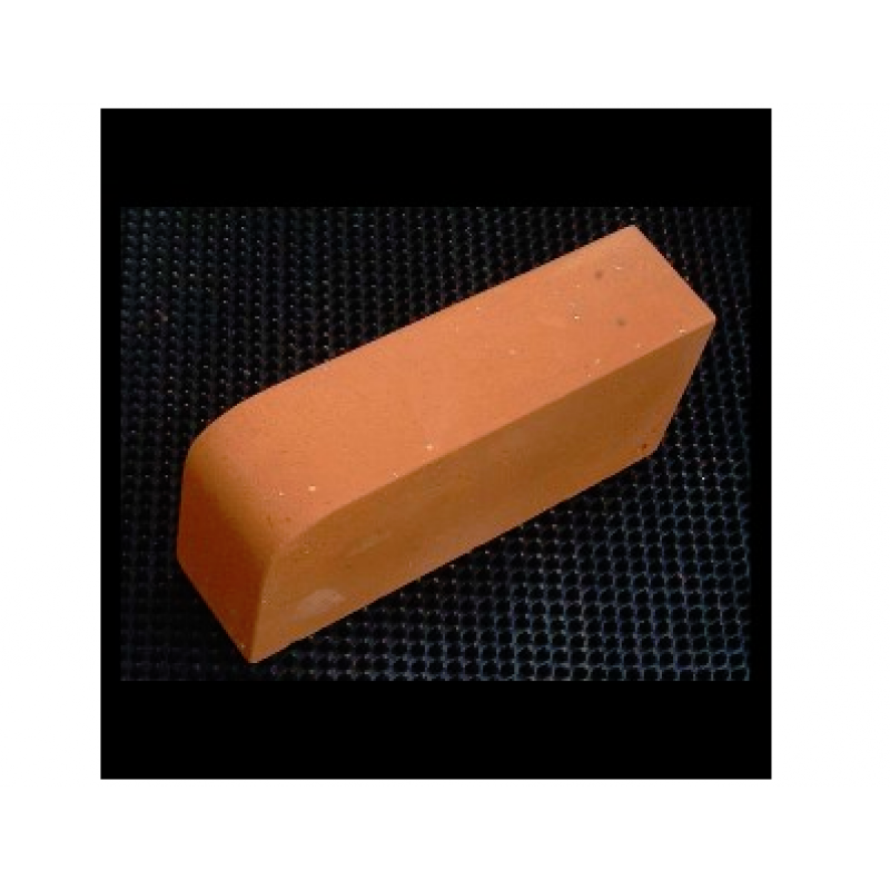 Multi Red Bullnose On Edge Bricks, 25 Pack