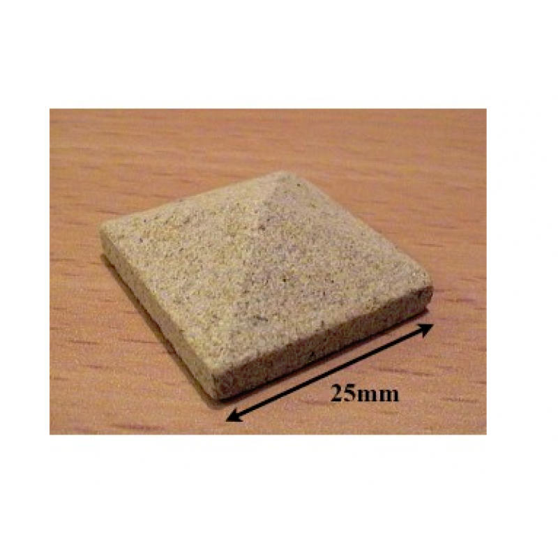 Yellow Sandstone Pier Cappings, 25mm Square, 2 Pack