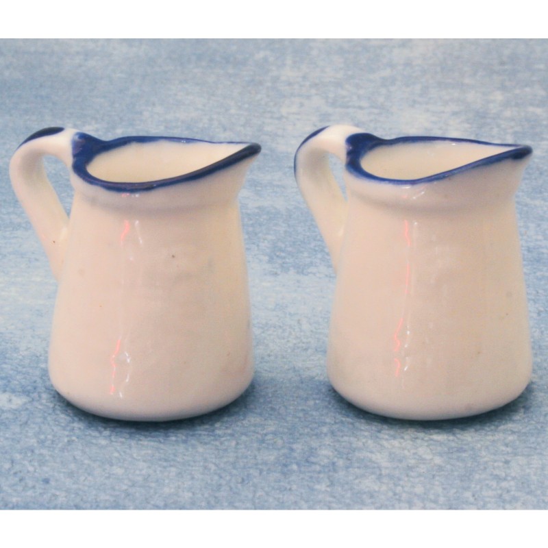 Blue & White Jugs, 2 Pack                                     