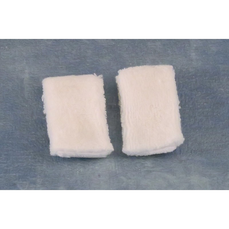 Large White Towels pk2