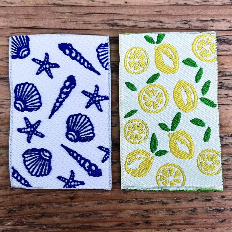 Seaside & Lemon - Pair of Tea Towels