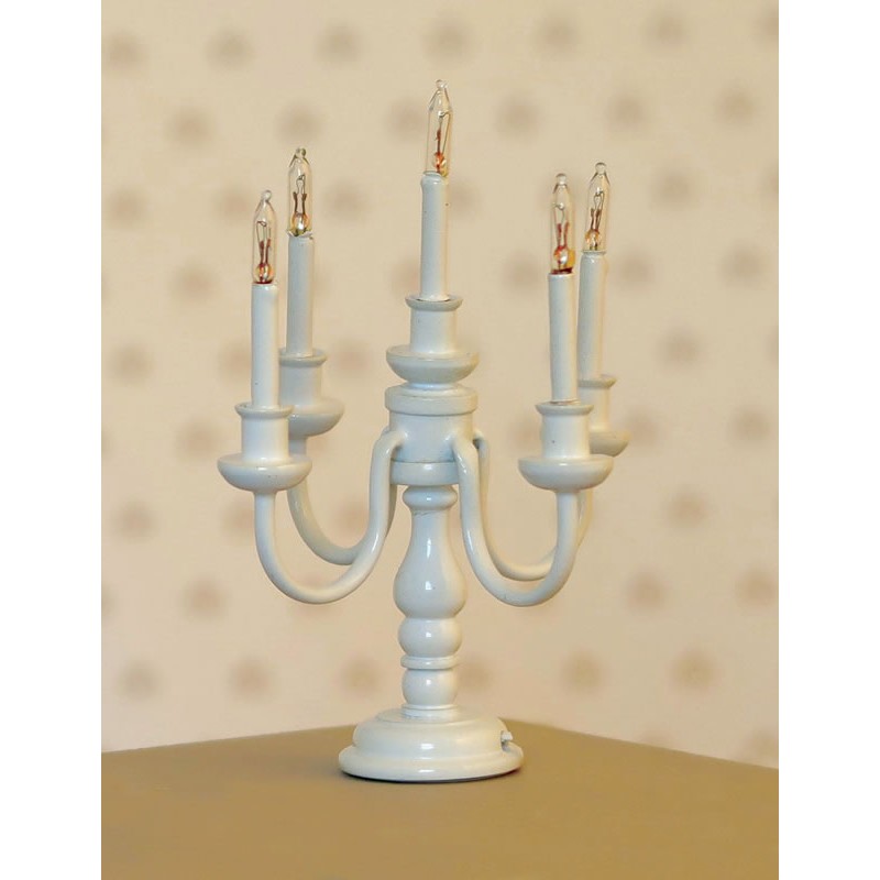 Streets Ahead White Candelabra