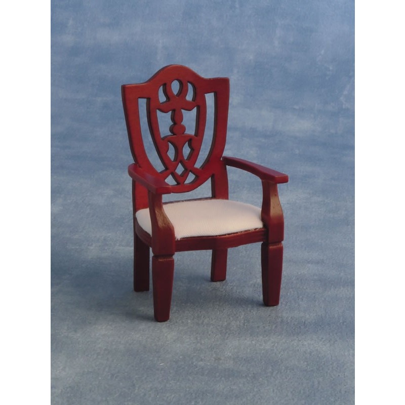 Carver Shield Chair Mahogany