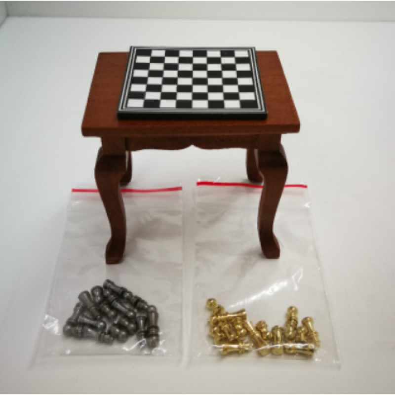Chess Table and Chess Set ***SECONDS***