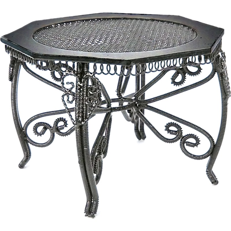 Black Garden Table