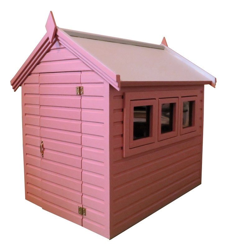 Garden Shed Painted Pink