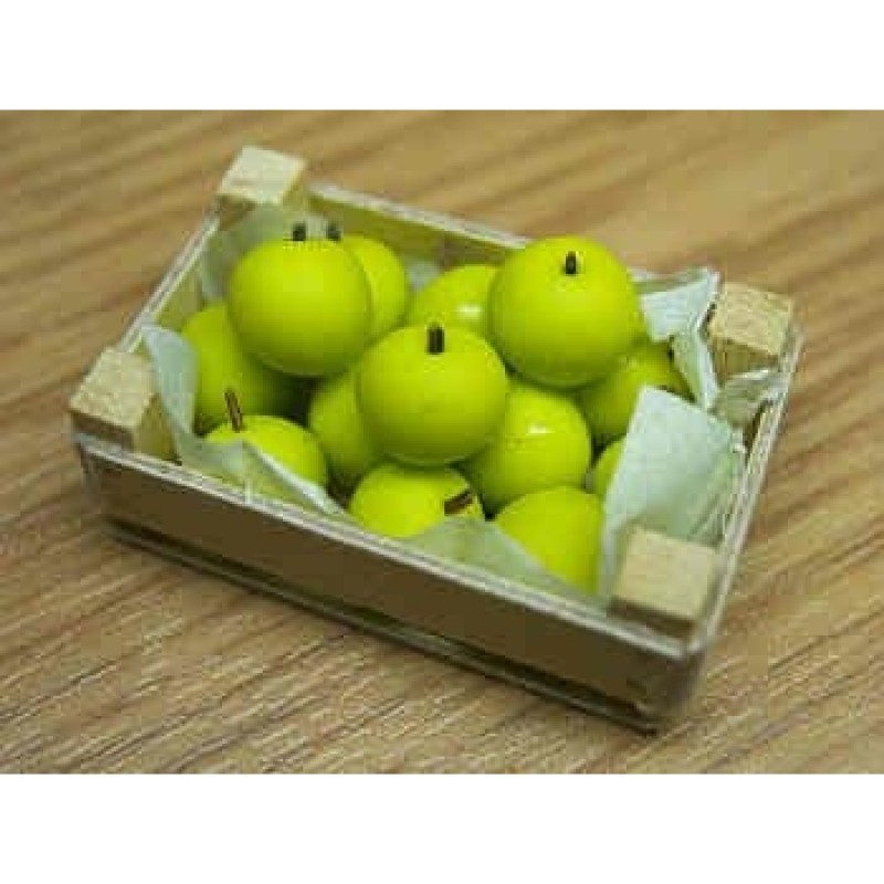 Golden Delicious Apples in wood box