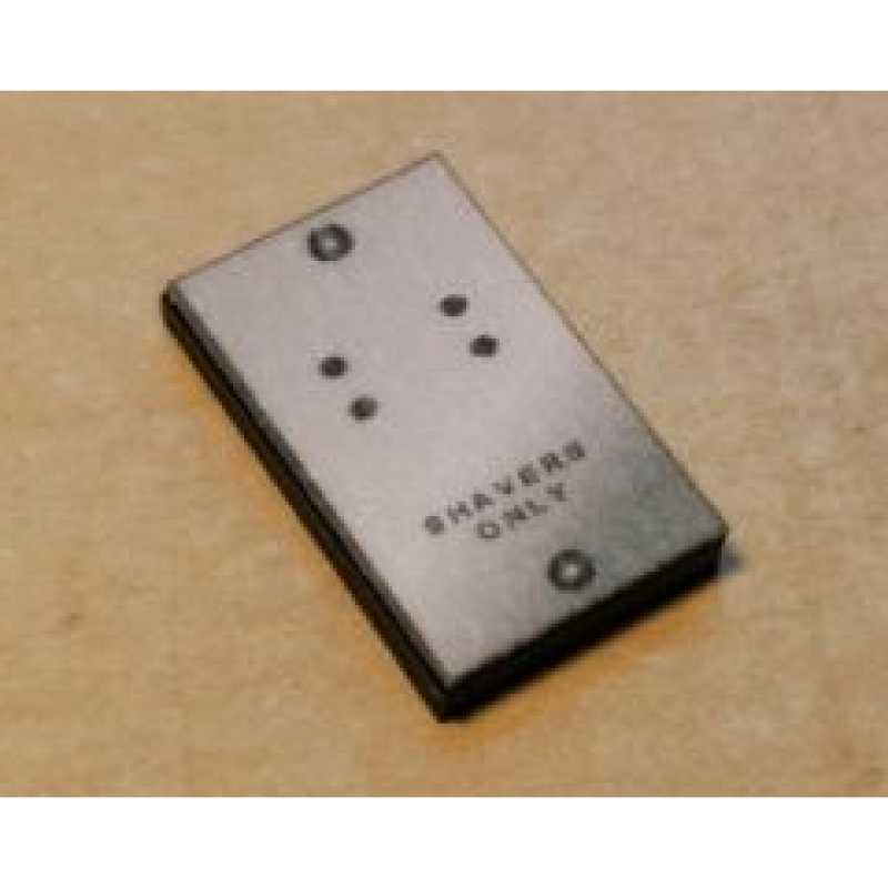 Shaver Socket - 'Metal' Look.
