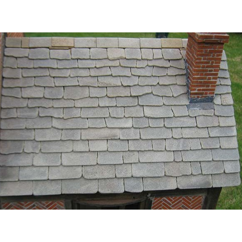 Grey Stone Roof Slabs, Large Pack