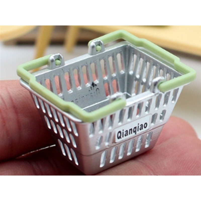 Plastic Laundry or Shopping Basket with moving handles
