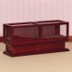Shop Counter Unit Mahogany Finish