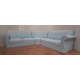 3PC Blue Corner Couch Suite